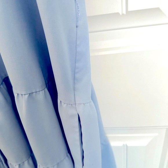 Grace Karin V Neck Swing Shift Dress with Belt - Picture 3 of 3